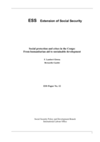 Social protection and crises in the Congo: from humanitarian aid to sustainable development