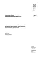 The Korean labour market: some historical macroeconomic perspectives