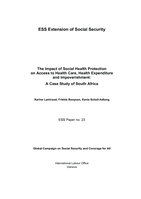 The impact of social health protection on access to health care, health expenditure and impoverishment: a case study of South Africa