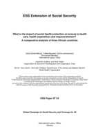 What is the impact of social health protection on access to health care, health expenditure and impoverishment?: a comparative analysis of three African countries