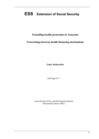 Extending health protection in Tanzania: networking between health financing mechanisms