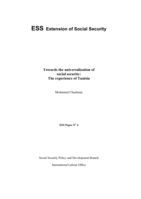 Towards the universalization of social security: the experience of Tunisia