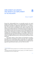 Employment-led growth and growth-led employment in the recovery