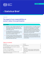 The impact of care responsibilities on women’s labour force participation