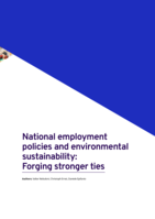 National employment policies and environmental sustainability: forging stronger ties