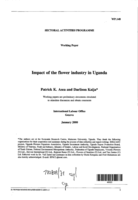 Impact of the flower industry in Uganda
