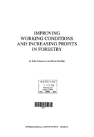 Improving working conditions and increasing profits in forestry