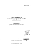 Labour migration in the construction industry in Latin America and the Caribbean