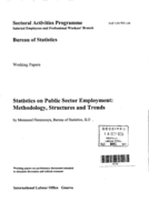 Statistics on public sector employment: methodology, structures and trends