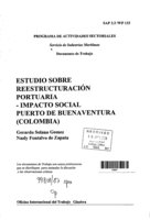 Estudio sobre reestructuración portuaria: impacto social puerto de Buenaventura (Colombia)