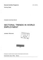Sectoral trends in world employment