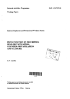 Privatization in Mauritius: semi-privatization, counter- privatization and closure