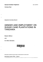 Gender and employment on sugar cane plantations in Tanzania