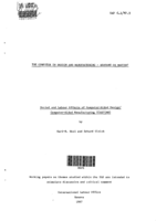 Computer in design and manufacturing: servant or master? : social and labour effects of computer-aided design/computer-aided manufacturing (cad/cam)