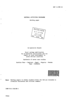 Rural savings mobilisation by co-operative institutions and its impact on local development in seven African countries: synthesis of seven case studies: Burkina Faso, Cameroon, Egypt, Nigeria, Rwanda, Togo, Zimbabwe