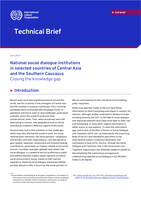 National social dialogue institutions in selected countries of Central Asia and the Southern Caucasus: closing the knowledge gap
