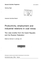 Productivity, employment and industrial relations in coal mines: two case studies from the Czech Republic and the Russian Federation