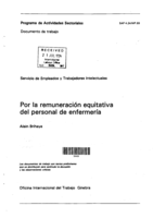 Por la remuneracion equitativa del personal de enfermeria