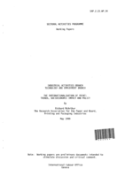 Internationalisation of print: trends, socioeconomic impact and policy