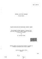 Problems of women teachers in technical and vocational education in Kenya, Tanzania and Zambia: an exploratory report
