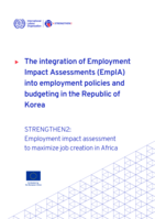 The integration of Employment Impact Assessments (EmpIA) into employment policies and budgeting in the Republic of Korea