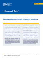 Cambodia: addressing informality in the cashew nut industry