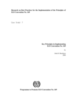 Key principles in implementing ILO Convention No. 169