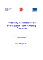 Preparatory assessments for the EU-Bangladesh Talent Partnership Programme: Volume 1, Skills needs assessment in the EU and in selected EU member states
