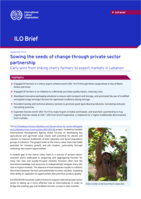 Sowing the seeds of change through private sector partnership: early wins from linking cherry farmers to export markets in Lebanon