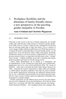 Workplace flexibility and the dilemmas of family-friendly choice: a new perspective on the puzzling gender inequality in Sweden