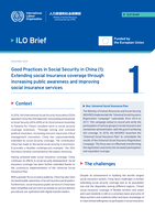 Good practices in social security in China: 1, Extending social insurance coverage through increasing public awareness and improving social insurance services
