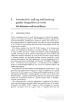 Introduction: making and breaking gender inequalities in work