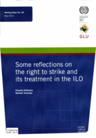 Some reflections on the right to strike and its treatment in the ILO