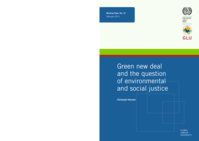 Green new deal and the question of environmental and social justice