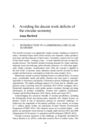 Avoiding the decent work deficits of the circular economy