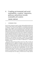 Coupling environmental and social sustainability: countries’ trajectories, pathways and policies towards sustainable job creation