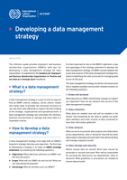 Developing a data management strategy