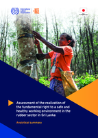 Assessment of the realization of the fundamental right to a safe and healthy working environment in the rubber sector in Sri Lanka: analytical summary