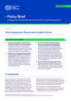 Youth employment: decent work, brighter futures