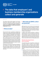 The data that employers’ and business membership organizations collect and generate