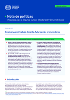 Empleo juvenil: trabajo decente, futuros más prometedores