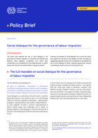 Social dialogue for the governance of labour migration