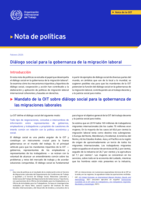 Diálogo social para la gobernanza de la migración laboral