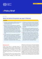 What lies behind the gender pay gap in Pakistan