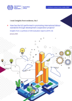 How has the ILO performed in promoting international labour standards through development cooperation projects?: insights from a synthesis of 200 evaluation reports (2019–23)
