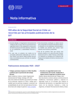 100 años de la seguridad social en Chile: un recorrido por las principales publicaciones de la OIT
