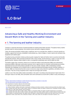 Advancing a safe and healthy working environment and decent work in the tanning and leather industry