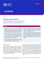 Progress towards SDG 8: achieving decent work and economic growth in Europe and Central Asia