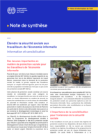 Étendre la sécurité sociale aux travailleurs de l’économie informelle: information et sensibilisation