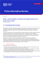 Retos y oportunidades en materia de trabajo decente en el sector del reciclaje